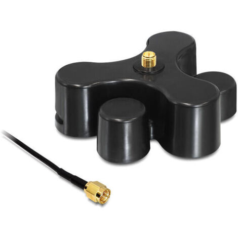 Cable delock rp-sma conector rp-sma con soporte 1,0 m (1/3)
