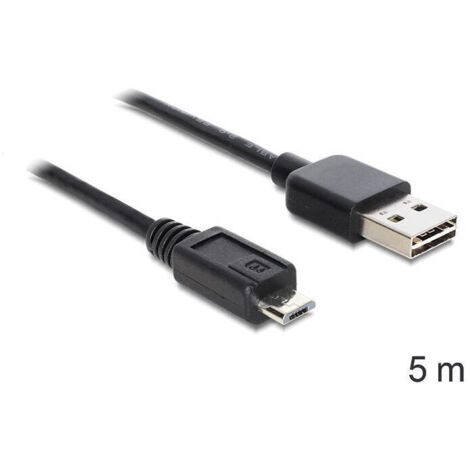 DeLOCK EASY-USB 2.0-A - USB 2.0 micro-B, 5m (1/4)