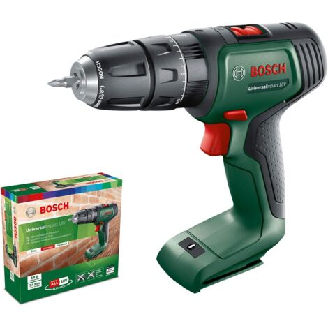 Powertools Akku-Schlagbohrschrauber UniversalImpact 18V (grn/schwarz, ohne Akku und Ladegert, POWER FOR ALL ALLIANCE) (1/5)