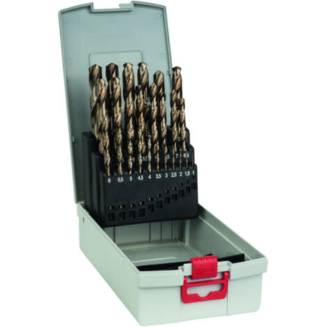 Bosch – Juego de brocas HSS-Co 25 piezas para metal – Brocas de cobalto 1-13mm – Norma DIN 338 – Estuche de almacenamiento incluido (1/5)