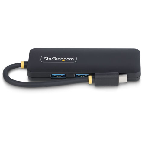 Hub USB-C de 4 Puertos - Ladrón USB Tipo C a 4 Puertos USB-A - Alimentado por el Bus - USB 3.0 de 5Gbps - Hub Portátil USB para Viajes - Protección de (1/4)