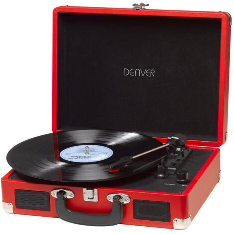 Tocadiscos Denver Electronics VPL-120RED