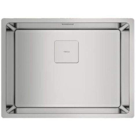 Teka – Fregadero de una cubeta 50x40cm – Acero inoxidable – Instalación bajo encimera – Resistente a manchas y corrosión (1/10)