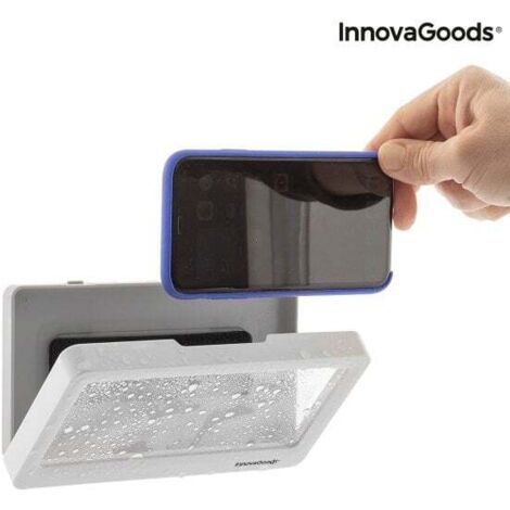 Disfruta de la comodidad y seguridad de tener tu mÃ³vil siempre a mano en el baÃ±o o en la cocina con la funda para mÃ³vil Cashower de InnovaGoods. Di (1/5)