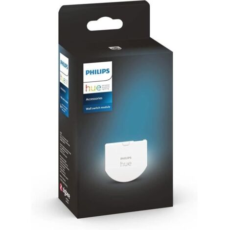 Módulo de Interruptor de Pared Philips Hue blanco compacto y ligero