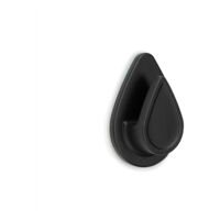 Colgador resistente al agua gota negro mate 2193-3 inofix