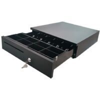 Cajón Portamonedas 10POS CP-405N/ Manual y Automático/ Negro
