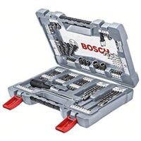 Bosch Professional Maletín con 105 unidades para taladrar y atornillar Premium X-Line Set (para madera, metal y hormigón, Accesorios taladro)