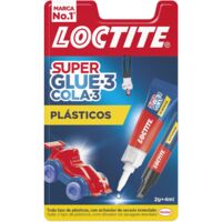 BL. PEG LOCTITE SUPERGLUE-3 PLASTICOS DIFI 2GR+4ML