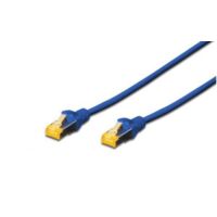 Digitus – Juego de 5 cables patch RJ45 LSOH AWG 27/7 CAT 6 S/FTP apantallado BT rojo 0,5 m gris