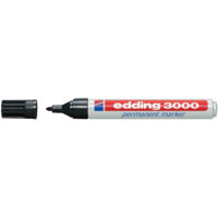 Marcador permanente 3300 línea negra 1-5 mm punta biselada EDDING (Por 10)