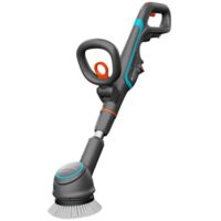 GARDENA Cepillo Multi limpiador AquaBrush Compact a batería 02/18V POWER FOR ALL, para diversas tareas de limpieza en el hogar y jardín, batería y cargador no incluidos (14840-55)