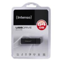 Intenso 3521491 Lápiz USB 2.0 Alu 64GB Antracita