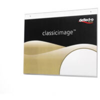 EXPOSITOR DE PARED FORMATO A4 HORIZONTAL DEFLECTO 46901