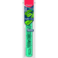 Regla maped plastico flexible de 20 cms colores surtidos