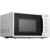 Muvip microondas - capacidad 20l - potencia 700w - 6 niveles de potencia - temporizador 30min - descongelacion - color blanco