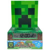 Lampara 3D con despertador Minecraft
