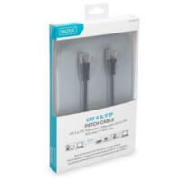 DIGITUS Patchkabel, CAT6, RJ45 St/St, 1.0m, S-FTP, LSZH
