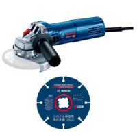 AMOLADORA ANGULAR 125MM GWS 9-125 S + DISCO MULTIRUEDA - B 615990N3G