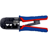 KNIPEX 97 51 10 Crimpadora para conectores Western con mangos multicomponentes Barnizados 190 mm