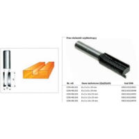 CORTADORA DE MADERA RECTA CONDOR 14 x 19mm CAÑO 8mm SIN RODAMIENTO