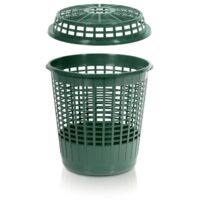 Prosperplast Cubierta para Cesta Cage Cage, Dimensiones (mm) 465x465x90, Color Verde