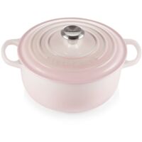 Le Creuset Signature Gusseisen Bräter rund 20cm shellpink