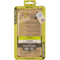 muvit for change funda recycletek compatible con Apple iPhone 15 Plus transparente