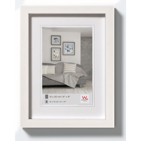 Construction Designrahmen 13x18 cm WEISS