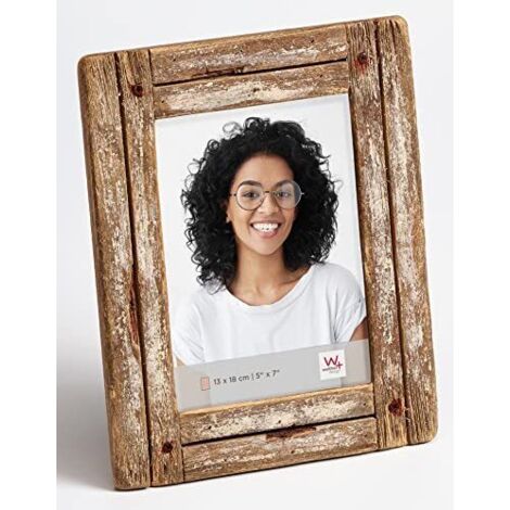 Walther Dupla 15x20 Holz Portrait weiß/natur YA520w Portrait- und Minirahmen