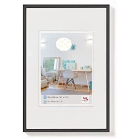 Walther Design KV824B New Lifestyle, Kunststoffrahmen, 18 x 24 cm, Schwarz, 1er-Pack