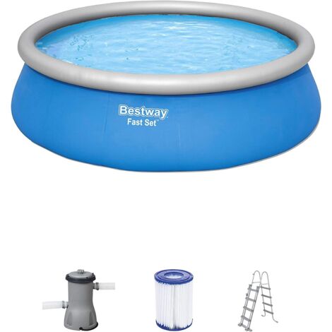 Piscina Fuori Terra Rotonda Bestway 57289 Fast Set 457x122 cm