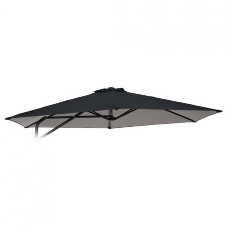 Tenda Di Ricambio Per Ombrellone Da Giardino, 3 Metri Di Diametro, 8 Costole, In Poliestere Idrorepellente, Colore Blu Navy, Solo Copertura