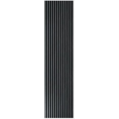 Set 4 Pannelli Fonoassorbenti Decorativi In Legno Wenge 240x60cm - Migliorano L'acustica, Eco-friendly