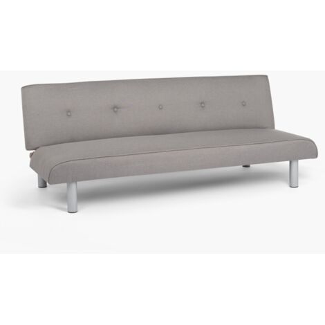Divano letto 3 posti in tessuto per soggiorno salotto Larimar XL - Grigio