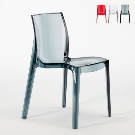 Sedie trasparenti cucina bar FEMME FATALE Grand Soleil Design in policarbonato