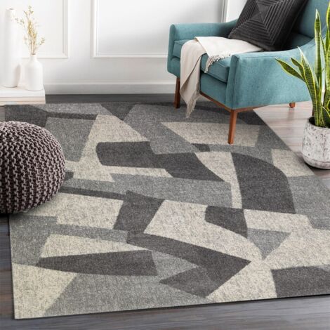 Tappeto rettangolare stile geometrico moderno salotto ufficio GRI223 (1/3)