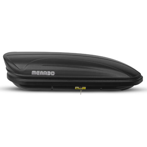 Box Cofano Auto Baule Portatutto da Tetto 320L Menabò Marathon Dark