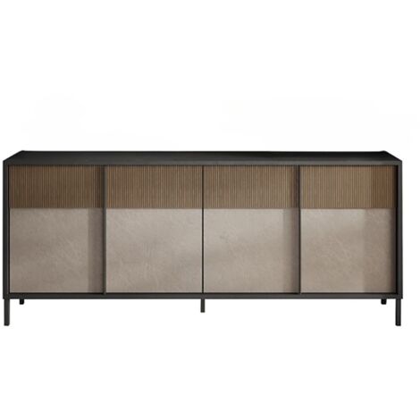 Madia 4 ante con serigrafia linea Sierra finitura Lava (1/5)