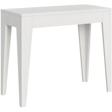 Consolle allungabile 90x42/302 cm Isotta Bianco Frassino