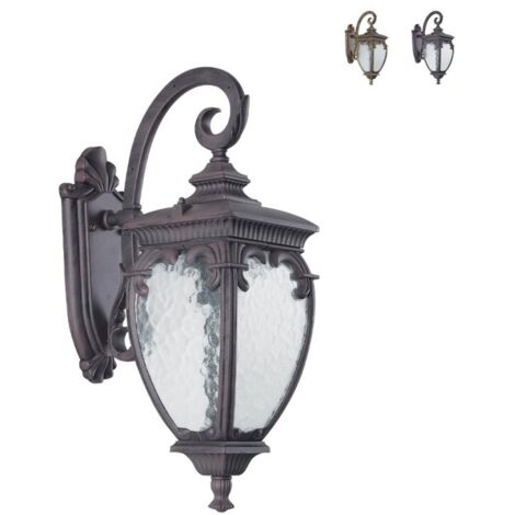 Lampada da giardino applique lanterna a parete esterno Fleur Maytoni - Nero (1/4)