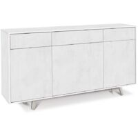 Madia tre ante tre cassetti Bianco Ossido 164x41x h92 cm