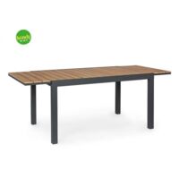 Tavolo allungabile in polywood per esterni 75x140-200 Elias YES - Nero