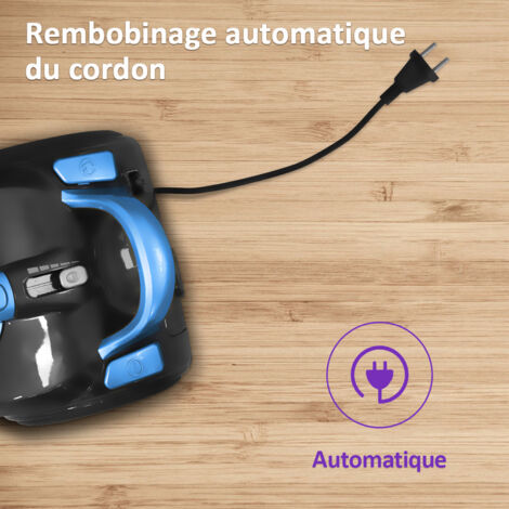 Aspirateur Sans Sac 1000 W - Puissance Aspiration élevée - Câble 4 M Automatique - 1,5 L - Buses Incluses - Pour Maison Et Voiture - 8