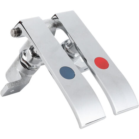 Valvola a ginocchio Ulisem, rubinetto in ottone con filettatura G1/2, accessori per giardinaggio domestico, per bar, hotel, ristoranti, mense (doppia valvola a ginocchio) (1/4)