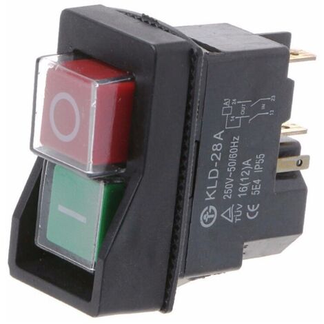 Interruttore di accensione/spegnimento per betoniera elettrica Ulisem Interruttore elettromagnetico CK21B/250V 5PIN Carburatore