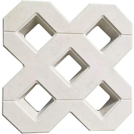UlisemStampo per pavimentazione, vialetto, giardino, accessori per l'edilizia, stampo per calcestruzzo, 40 x 40 cm