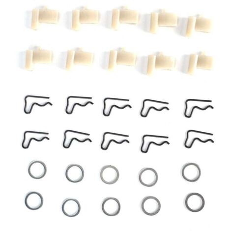 Kit di avviamento con clip per rondella di arresto di rinculo UlisemTs410 X10 TS 420 in plastica e ferro, 10 pezzi, adatto per motoseghe Ts400 Ts420 Ts480I Ts500I 0000197200 (1/4)