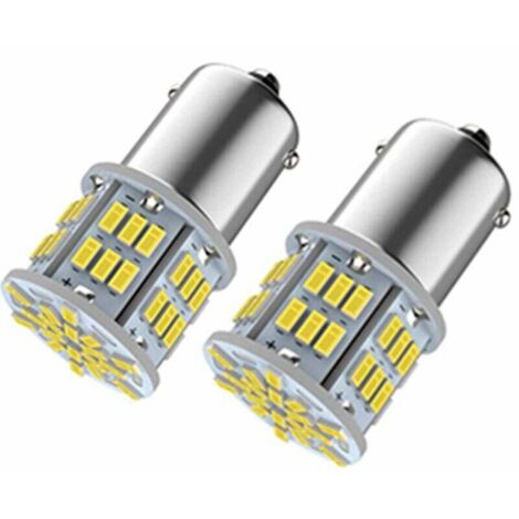 Lampadine a LED Ulisem1156 Ba15s P21w, bianco super luminoso 6000K, per auto, camper, luci diurne, luci di retromarcia, fendinebbia posteriori, barche NPTERBL