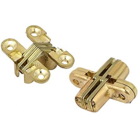 Ulisem Hinge Tools Cerniera a croce invisibile per tavolo pieghevole e mobile in legno 1 pezzo (1/5)
